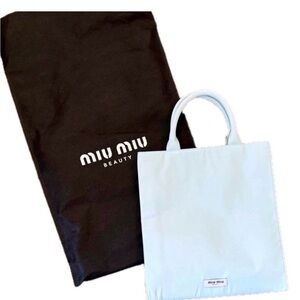 Miu Miu Sky Blue Tote